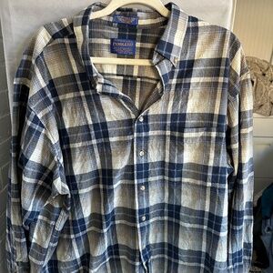 Pendleton / Sir Pendleton XXL 100% wool Flannel Style Shirt